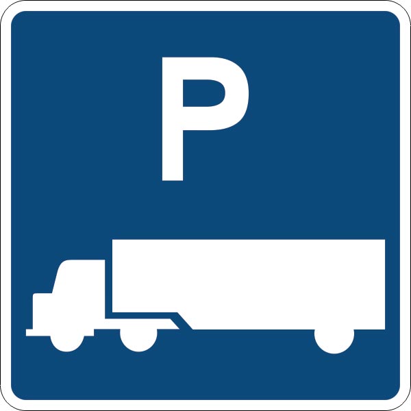 D9-16: TRUCK PARKING SYMBOL 24X24 