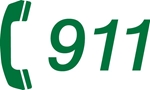 Phone Symbol &amp; 911 Decal