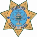 Sheriff Star Decal, 5.5" - FDCALIACYCLESTAR