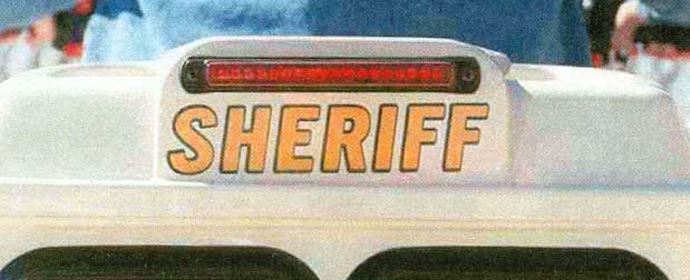 Sheriff Decal for Trunk 