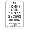 DNR027: NO SHOOT OCCUPIED 12X18 