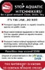 DNR031: STOP AQUATIC HITCHHIKERS KNOWN TO CONTAIN 12X18 
