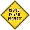 DNR335: RESPECT PRIVATE PROPERTY 8X8 