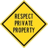 DNR335: RESPECT PRIVATE PROPERTY 8X8 