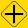 DNR344: CROSS ROAD SYMBOL 8X8 