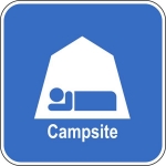 DNR403: CAMPSITE W/ TENT SYM 12X12
