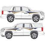 Emergency Management Truck-SUV Decal Set