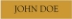 Nameplate Premium Brass-Gold, 10x2 - FENPBSGD10X2