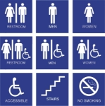 ADA Raised Pictograms, 8x8