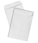 9x12 White Envelope, Latex Press &amp; Seal Closure