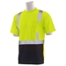 ERB Safety Class 2 Short Sleeve Black Bottom T-Shirt with Pocket - FHIVISBBSSTEECLASS2