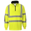 Portwest Class 3 Rugby 1/4 Zip Shirt quarter zip, 14 zip, qtr zip