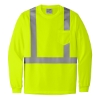 CornerStone ANSI 107 Class 2 Mesh Long Sleeve Pocket Tee 