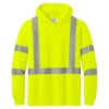 CornerStone ANSI 107 Class 3 Long Sleeve Segmented Tape Hooded Tee 