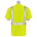 ERB Safety Class 2 Short Sleeve Black Bottom Pocket Tee - FHIVISTEEERB9006