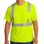 CornerStone Class 2 Short Sleeve Pocket Tee