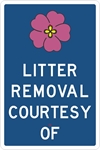 ADOPT-A-HIGHWAY LITTER REMOVAL 24X36