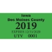 GOLF CART, ATV, UTV PERMITS - FIPID301-4X2CRF