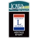 IPIG100: IOWA BYWAYS SIGN (WITH MESSAGE) 24X42 - FIPIG100-24X42