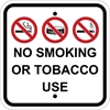 IPIH300: NO SMOKING OR TOBACCO USE SIGN 12X12 