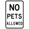 IPIP507: NO PETS ALLOWED 12X18 