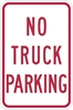 IPIR305: NO TRUCK PARKING 12X18 