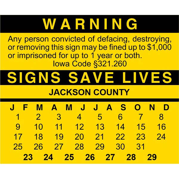 DATE CODE STICKERS - Iowa Prison Industries