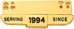 Blackinton J6 Serving Since Name Bar Holder 1.875" x 0.75" 