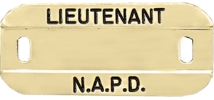 Blackinton J8 Name Bar Holder 2.125" x 1.0625" 