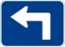 M5-1PL: ADV TURN ARW LEFT 30X21 - FM5-1PL-30X21