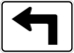 M5-1PL: ADV TURN ARW LEFT 30X21 - FM5-1PL-30X21