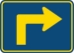 M5-1PR: ADV TURN ARW RIGHT 30X21 - FM5-1PR-30X21