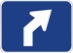 M5-2PR: ADV TURN ARROW 45 DEG RIGHT 30X21 - FM5-2PR-30X21