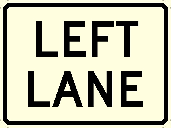 M5-4P: LEFT LANE 24X18 