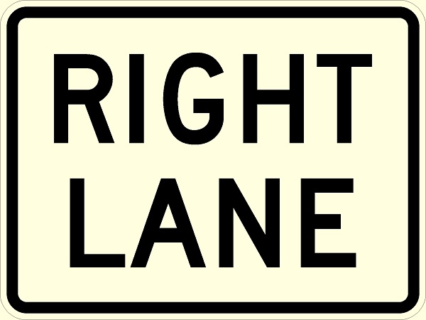 M5-6P: RIGHT LANE 36X24 
