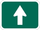 M6-3P: BICYCLE RTE ARROW UP 12X9 