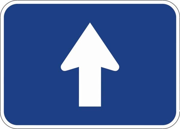 M6-3P: DIRECTIONAL ARROW UP 30X21 