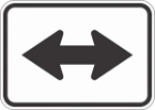 M6-4P: DIRECTIONAL ARROW DOUBLE 21X15 
