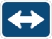 M6-4P: DIRECTIONAL ARROW DOUBLE 30X21 - FM6-4P-30X21