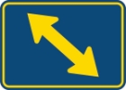 M6-5PL: DIRECT ARROW DOUBLE UP LEFT 30X21 