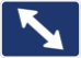 M6-5PL: DIRECT ARROW DOUBLE UP LEFT 30X21 - FM6-5PL-30X21