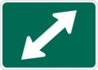 M6-5PR: BICYCLE RTE ARROW DOUBLE RIGHT 12X9 