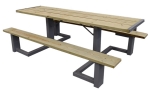 Heavy-Duty Picnic Table, Plastic Lumber