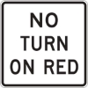 R10-11B: NO TURN ON RED 24X24 