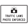 R10-18: TRAFFIC LAWS PHOTO ENFORCED 48X30 