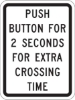 R10-32P: PUSH BUTTON . . . EXTRA CROSSING TIME 9X12 