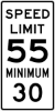 R2-4A: SPEED LIMIT (#) MINIMUM (#) 24X48 