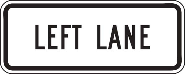 R3-5BP: LEFT LANE  30X12 