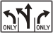 R3-8: ADV INTERSECT LANE USE CONTROL 30H - FR3-8-SIZEX30