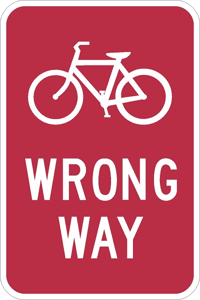 R5-1B: WRONG WAY  12X18 
